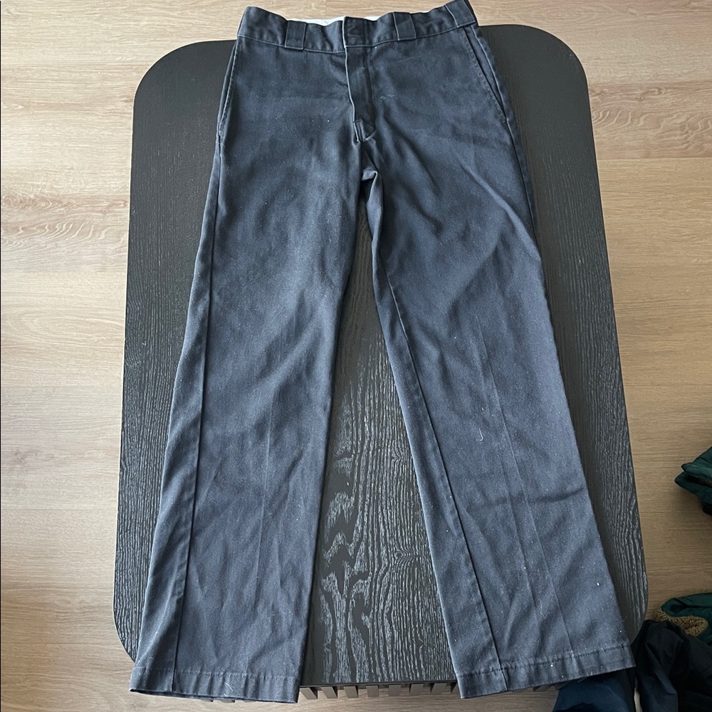 Dickies Men's navy Straight-Leg Work Pants